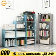 4-Tier 8-Cube DIY Storage Shelf Kids BookShelf Toy Organizer Rack Double Storage Space