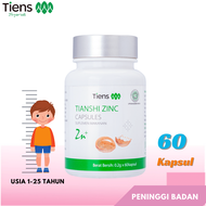 Tiens Zinc Capsules Suplemen Penambah Tinggi - Vitamin Nafsu makan - kecerdasan otak & Stunting
