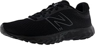 New Balance Women's 520 V8 Running Shoe, Black/Blacktop, 7