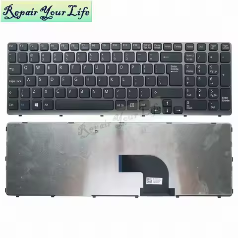 US/UI UK RU Laptop Keyboard For SONY VAIO SVE15 SVE151 SVE151E11T SVE1511 SVE1512 SVE1513 Russian Ke