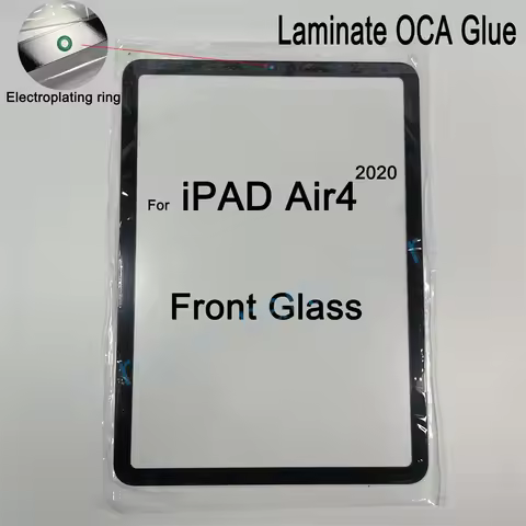 Outer Lcd Screen Panel Repair For Apple iPad Air 4 10.9 2020 Display Front Glass+OCA Glue A2324 A207