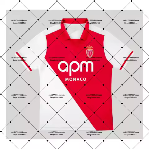 26/27 France Monaco Men Soccer Dry-fit Breathable Top Adult Unisex Casual T-shirt Outdoor Sports Hom