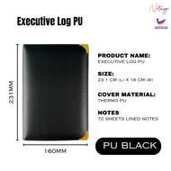 Business Style Executive Log Notebook 2026 Planner PU Leather Office/Personal Diaries PU Visa Join 2