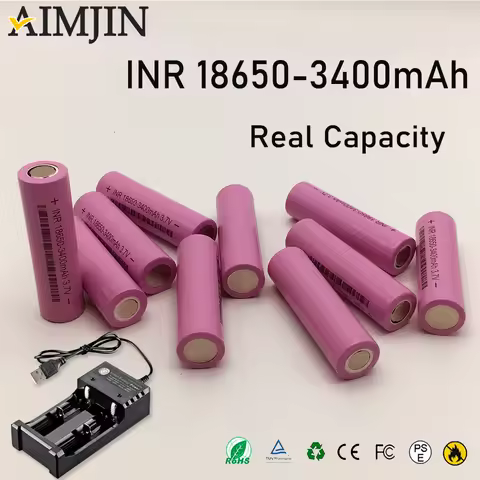 18650 Li-ion battery For Samsung 18650 3.7V Rechargeable battery 3400mah lithium batteries DIY 20A c
