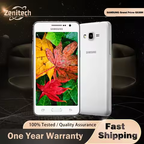 Original Unlocked Samsung Galaxy Grand Prime G530H Dual Sim 1GB RAM 8GB ROM 8MP 5.0'' 2600mAh Androi