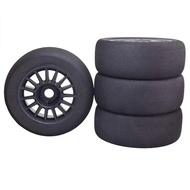 4pcs 118*41mm 15types for 1/8 RV Racing Flat Run S86E Hongnuo X3GT Sponge Tires 1/8 4WD Nitro Off Sp