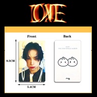 4pcs XLOV I ONE The 2nd Single Album Lomo Cards I'mma Be WUMUTI RUI Photocards Cheer Card KPOP Idols