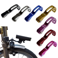 Bike Light Holder Stand For BROMPTON 14 16 20 Folding Bicycle Compatible For CATEYE GaCIROn ROCKBROS Flashlight Sport Camera Parts