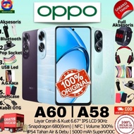[READY STOK] HP BARU OPPO A60 | A58 8/128GB 8/256GB RAM UPTO 16GB CAMERA 50MP GARANSI RESMI 100% ORI