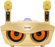 Authentic SDRD SD-306 PLUS &amp; SD-306 Dual Bluetooth Wireless Microphones Karaoke Set (306PLUS, GOLD)