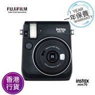 香港行貨保用一年 Instax Mini70 珍珠黑 即影即有相機