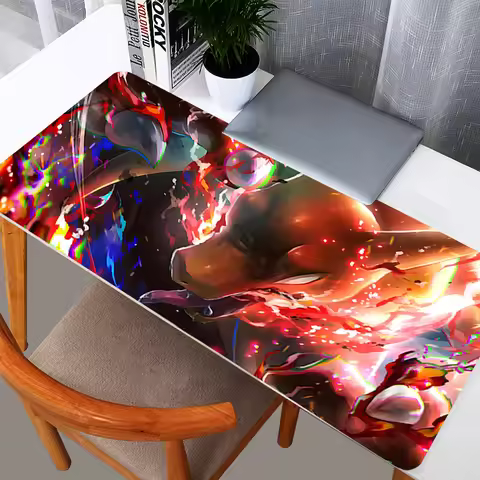 Pokemon Pikachu Computer Varmilo Keyboard Mouse Pads Anime Gaming Accessories Table New Gamer Carpet