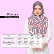 Nissahijab Baheera tudung premium