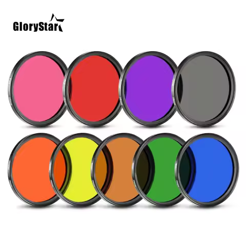 Colorful Filter Color FLD Orange Red Yellow Green Blue 30 49MM 52MM 55 58MM 62MM 67MM 72MM 77MM for 