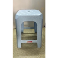 3V Plastic Stool Mable Blue