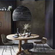 Rattan Lamp Pendant Light Vintage Hanging Lamp LED Living Room Dining Room Home Decor Cafe Restauran