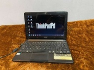 Laptop Notebook Acer Aspire Atom RAM 2GB HDD 320GB Bekas Second