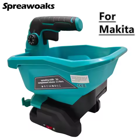 For Makita 18V Battery Cordless Handheld Spreader Grass Seed Fertilizer Automatic Quick Sowing Granu