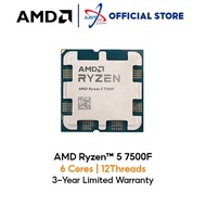 AMD RYZEN 5 7500F 3.7GHZ 32MB CACHE PROCESSOR AM5 MPK (BULK)