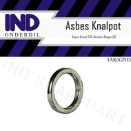 1 PC IND Exhaust Gasket Parts/ Paking/Asbes Exhaust Supra/Grand/C70/Karisma/Shogun 125