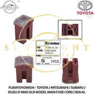 TOYOTA / MITSUBISHI / SUBARU OLD MODEL MAIN FUSE ( ORG ) 50A-XL