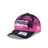 Williams F1 Team Alex Albon #23 Carlos Sainz #55 Miami GP Snapback Cap QVYB