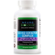D3+K2 Cofactor Complex - Helps Maximize Vitamin D Benefits for Bone, Heart & Immune Support - Formul