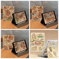 水豚 卡皮巴拉   Air 6 Air 2024 Pro 2024 Pro 11 ipad 10  iPad case ipad套 平板套 保護套 平板保護套 Ipad 8 Ipad 2020 Ipa