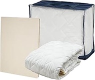 French Bed Bed Pad and Fitted Sheet Set, Single, 360399160 Basic 2-Piece Pack, 1 Bed Pad, 1 Fitted S