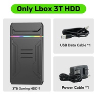 2025 3T Gaming HDD Launchbox OS Retro Game Console For XBOX/PS4/Switch/PS3/PS2/PS1/WiiU/Wii/DC With