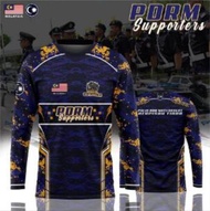 【yimai1】MALAYSIA HOT SALE 3D PDRM SUPPORT POLO TSHIRT AND LONG SEELVE TSHIRT AND POLO T-SHIRT-FREE C