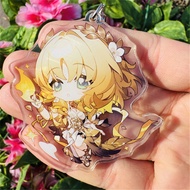 Game Honkai: Star Rail Tingyun Fugue Rappa Herta Aglaea Pendant Figure Acrylic Keychain Keyring Coll