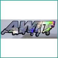 ∇ ✑ RETIRED BABAERO. AWIT, BYAHERO HINDI BABAERO STICKER DECALS WATERPROOF