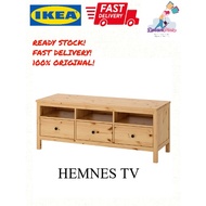 🔥READY STOCK🔥 IKEA HEMNES TV bench, white stain / light brown 148 x 47 x 57 cm bench tv cabinet tv ikea