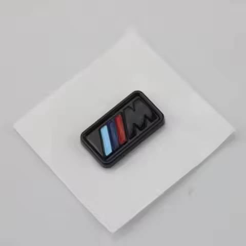 BMW M Logo Car Steering Wheel Hub Caps Center Emblem Badge Sticker DIY For BMW E46 E39 E38 E90 E60 E
