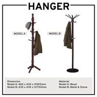 Coat Hanger Clothes Hanger Wooden Stand Hook Hanging Clothes