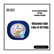 Ar Fum Laundry Detergent Lavender Serenity Capsule 42 Pods in a Box (Original Walch)