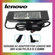 LENOVO Original 90W ADAPTER 20V 4.5A F5 (5.5 X 2.5) for lenovo Y Series (ADP 90DD B)