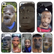 for Realme 3 5 6 7 8 Pro 5i 5s Q 6i 7i Cool Ugly Man 8Y24 Black TPU Soft Silicone Casing Phone Case