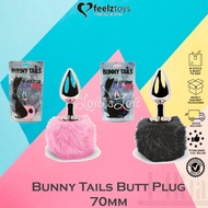 Feelztoys Bunny Tails Butt Plug 70mm