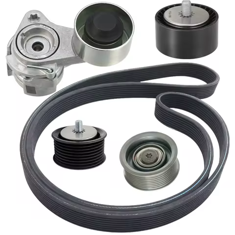 Engine Belt Tensioner Set For BMW F01 F02 740Li X6 E71 N54 11287627052 11287628279 11287559887 11287