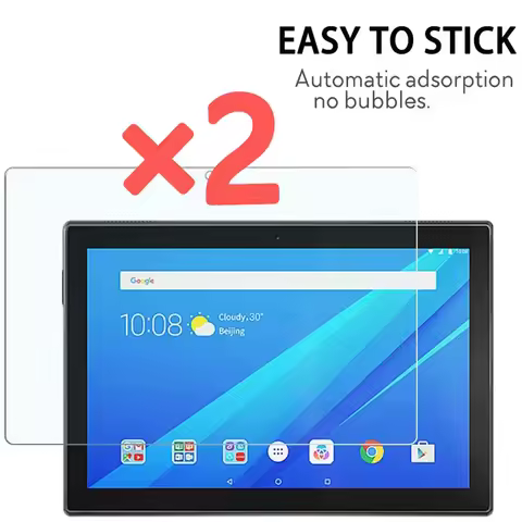 2PCS for Lenovo Tab M10 TB-X605F/TB-X505 10.1 Inch Tempered Glass Tablet Protective Film 9H Screen P