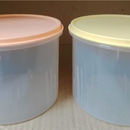 ⭐READY STOCK ASSORTED COLOR⭐TUPPERWARE TEXTURE CANISTER 1.1L / 1.7L / SNACK N STACK