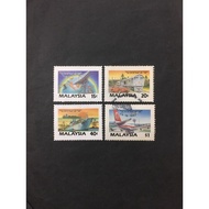 Malaysia Asia Pacific Communications Decade 1987 - Complete 4v used Stamp #87