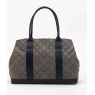 Russet Japan Monogram Canvas Tote Bag