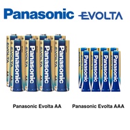 (4pcs) Panasonic Evolta AAA Battery Panasonic Evolta AA Battery Alkaline Battery 1.5V/ Extra Heavy D