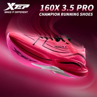 【XTEP】160X3.5 Pro | Kasut Larian Lelaki Perlumbaan Maraton Profesional PB Sokongan Lantunan Kusyen P