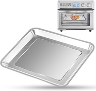 GWBSXM Air Fryer Tray Replacement for Cuisinart TOA 95 Toaster Air Fryer Convection Oven, 14.5 * 11.6''Mesh Air Fryer Stainless Steel Basket Wire Rack Accessories Parts, Dishwasher Safe