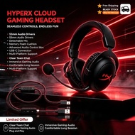 HyperX Cloud 2 Wired Gaming Headset Red - 7.1 Virtual Surround Sound Over-Ear Headphones with Mic