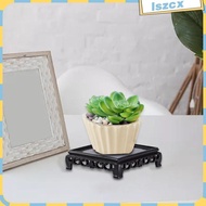 [Lszcx] Fishbowl Stand Plant Holder Vase Plant Buddha Statue Display Stand Bowl Riser Plant Stand for Corridor Porch Living Room